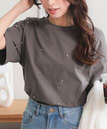 パールorビジューTシャツ