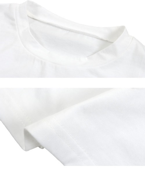 KOBE LETTUCE(コウベレタス)の「パールorビジューTシャツ(Tシャツ/カットソー・レディース・グレー系その他/ブラック/ブラック系その他/チャコールグレー/オフホワイト/ホワイト系その他・M)」の9枚目の写真