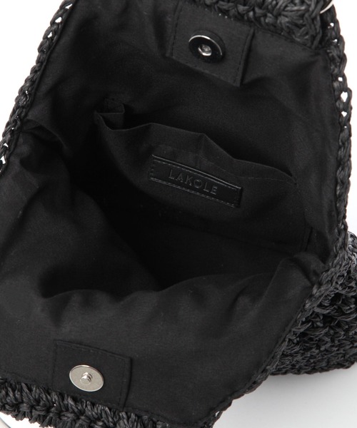 LAKOLE(ラコレ)の「メタルハンドル切替バッグ / 996443(ハンドバッグ・レディース・ブルー/ブラック・FREE)」の13枚目の写真