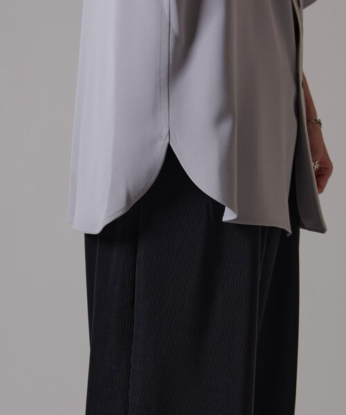 Lui's（ルイス）の「パイピングクレリック半袖シャツ（シャツ/ブラウス・メンズ・グレー/ベージュ/ホワイト・S/M）」の22枚目の写真