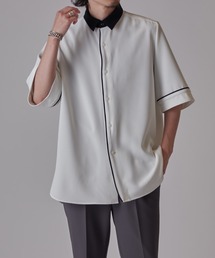 Lui's | パイピングクレリック半袖シャツ(シャツ/ブラウス)