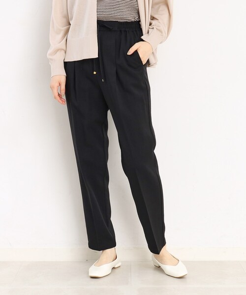 THE SHOP TK (ザ ショップ ティーケー )の「◆【美脚に魅せる】モノフィラジョグテーパードパンツ/洗濯機OK(その他パンツ・レディース・ベージュ/ブラック/ナチュラル/グリーン・14/13/12/10/11)」の13枚目の写真