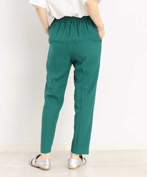 THE SHOP TK (ザ ショップ ティーケー )の「◆【美脚に魅せる】モノフィラジョグテーパードパンツ/洗濯機OK(その他パンツ・レディース・ベージュ/ブラック/ナチュラル/グリーン・14/13/12/10/11)」の18枚目の写真