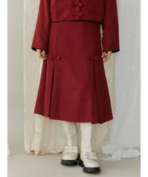 merry jenny | リボンプリーツミディスカート(スカート)