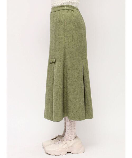 merry jenny（メリージェニー）の「リボンプリーツミディスカート（スカート・レディース・グリーン/レッド/その他1・FREE）」の6枚目の写真