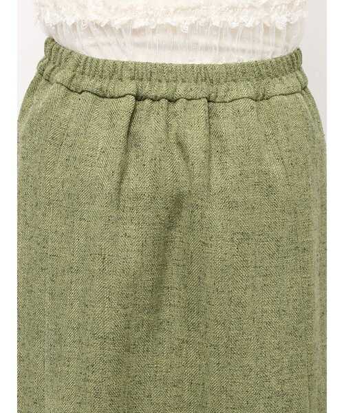 merry jenny（メリージェニー）の「リボンプリーツミディスカート（スカート・レディース・グリーン/レッド/その他1・FREE）」の8枚目の写真