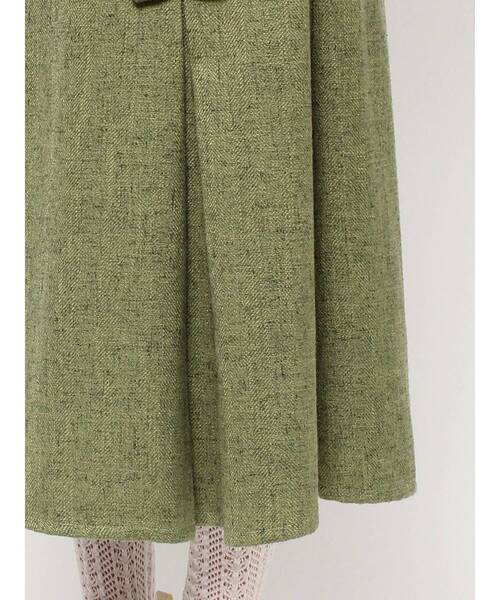 merry jenny（メリージェニー）の「リボンプリーツミディスカート（スカート・レディース・グリーン/レッド/その他1・FREE）」の9枚目の写真