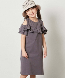 a.v.v | [100-130]オフショルフリルカットワンピース(ワンピース)