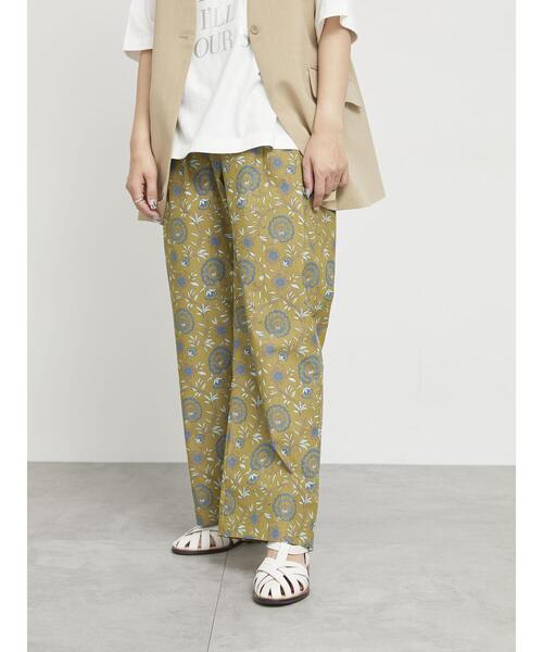 sm2rhythm(サマンサモスモスリズム)の「コットンナイロンセミワイドイージーパンツ(その他パンツ・レディース・ネイビー/ベージュ/グレー・F)」の6枚目の写真