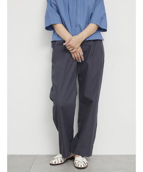 sm2rhythm(サマンサモスモスリズム)の「コットンナイロンセミワイドイージーパンツ(その他パンツ・レディース・ネイビー/ベージュ/グレー・F)」の15枚目の写真
