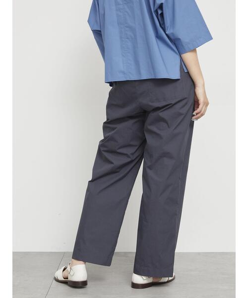 sm2rhythm(サマンサモスモスリズム)の「コットンナイロンセミワイドイージーパンツ(その他パンツ・レディース・ネイビー/ベージュ/グレー・F)」の17枚目の写真