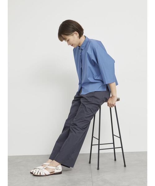 sm2rhythm(サマンサモスモスリズム)の「コットンナイロンセミワイドイージーパンツ(その他パンツ・レディース・ネイビー/ベージュ/グレー・F)」の20枚目の写真