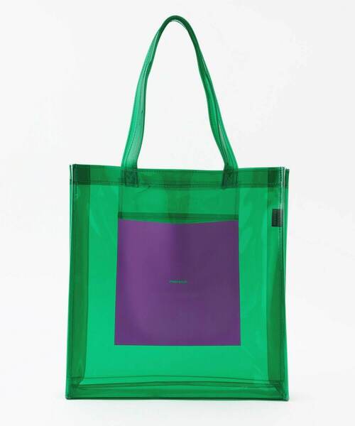 FRAPBOIS（フラボア）の「クリアロゴトート（トートバッグ・レディース・ブラック/オレンジ/グリーン・FREE）」の3枚目の写真