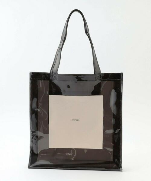 FRAPBOIS（フラボア）の「クリアロゴトート（トートバッグ・レディース・ブラック/オレンジ/グリーン・FREE）」の2枚目の写真