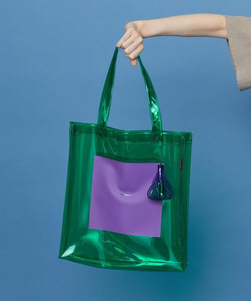 FRAPBOIS（フラボア）の「クリアロゴトート（トートバッグ・レディース・ブラック/オレンジ/グリーン・FREE）」の14枚目の写真