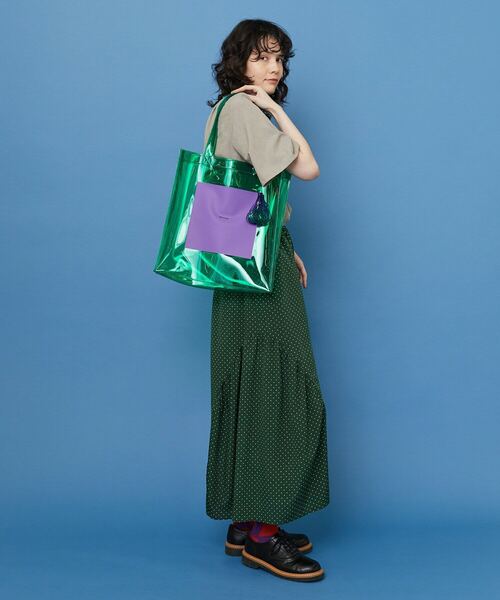 FRAPBOIS（フラボア）の「クリアロゴトート（トートバッグ・レディース・ブラック/オレンジ/グリーン・FREE）」の20枚目の写真