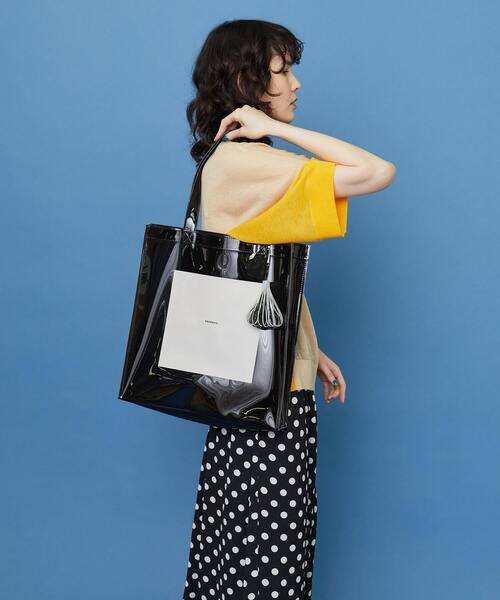 FRAPBOIS（フラボア）の「クリアロゴトート（トートバッグ・レディース・ブラック/オレンジ/グリーン・FREE）」の18枚目の写真