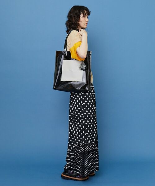 FRAPBOIS（フラボア）の「クリアロゴトート（トートバッグ・レディース・ブラック/オレンジ/グリーン・FREE）」の17枚目の写真