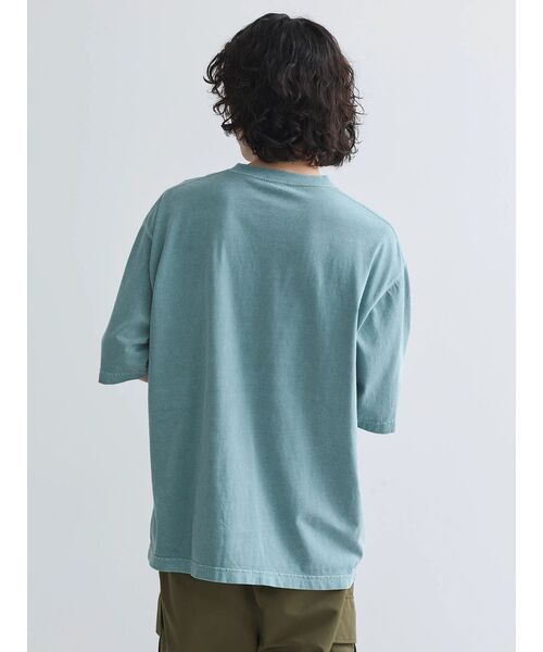 CRAFT STANDARD BOUTIQUE（クラフトスタンダードブティック）の「【ユニセックス】エンブレム刺繍ポケットTEE（Tシャツ/カットソー・レディース・ベージュ/ピンク/カーキ/オフホワイト/チャコールグレー/ブルー・M/L/XL）」の22枚目の写真