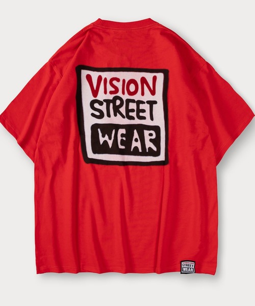 VISION STREET WEAR(ヴィジョンストリートウェア)の「【VISION STREET WEAR/ヴィジョンストリートウェア】guernika(ゲルニカ)コラボ 半袖Tシャツ バックプリント オーバーサイズ(Tシャツ/カットソー・メンズ・ホワイト/ブラック/レッド/ホワイト系その他/ブラック系その他/ホワイト系その他2/ブラック系その他2・M/L/XL)」の7枚目の写真