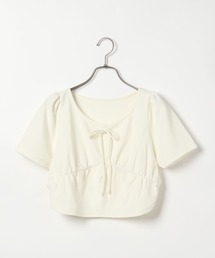 Heather | リボンラウンドカットソー　132699(Tシャツ/カットソー)