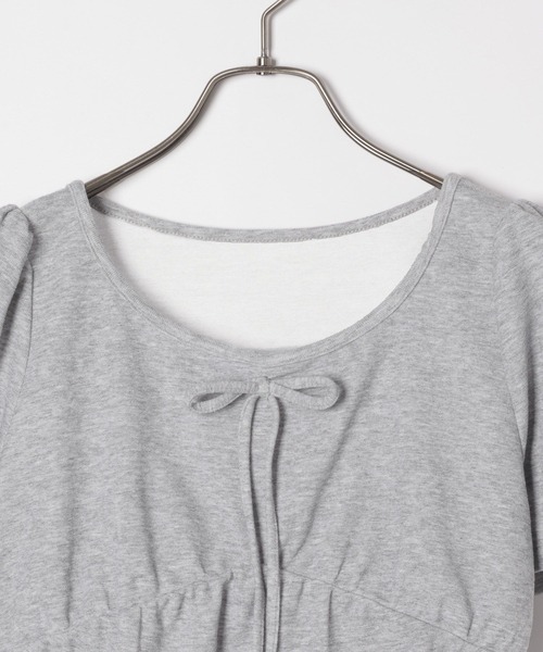 Heather(ヘザー)の「リボンラウンドカットソー 132699(Tシャツ/カットソー・レディース・ブラック/グレー/オフホワイト・FREE)」の11枚目の写真