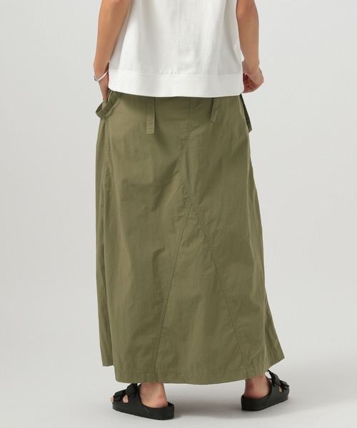 BAYFLOW（ベイフロー）の「[2WAYデザイン]ウエストギャザージャンパースカート（ジャンパースカート・レディース・ブラック/インディゴブルー/カーキ・SMALL/MEDIUM）」の8枚目の写真