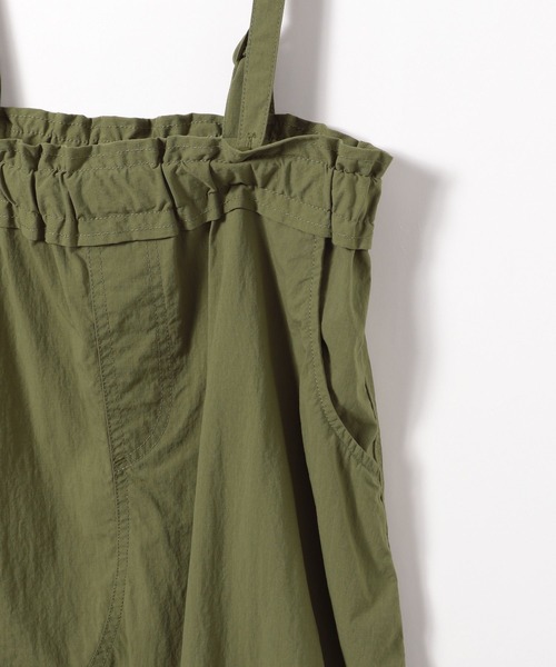 BAYFLOW（ベイフロー）の「[2WAYデザイン]ウエストギャザージャンパースカート（ジャンパースカート・レディース・ブラック/インディゴブルー/カーキ・SMALL/MEDIUM）」の18枚目の写真