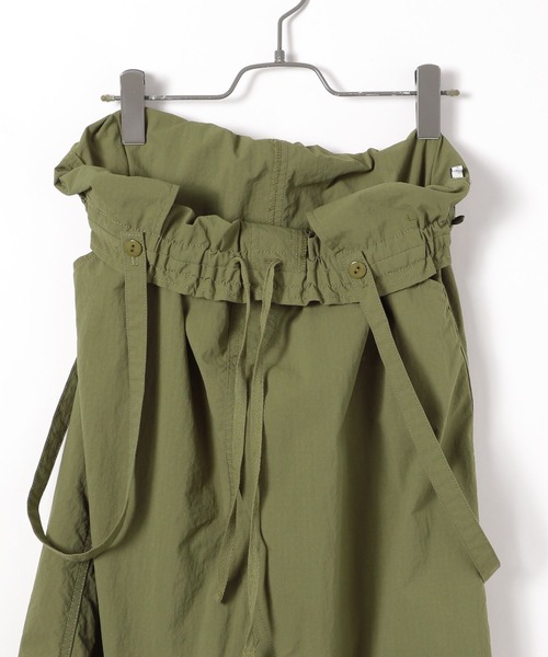 セール】[2WAYデザイン]ウエストギャザージャンパースカート