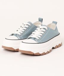 clear | キャンバス地厚底スニーカー≪2024SS新作≫(スニーカー)