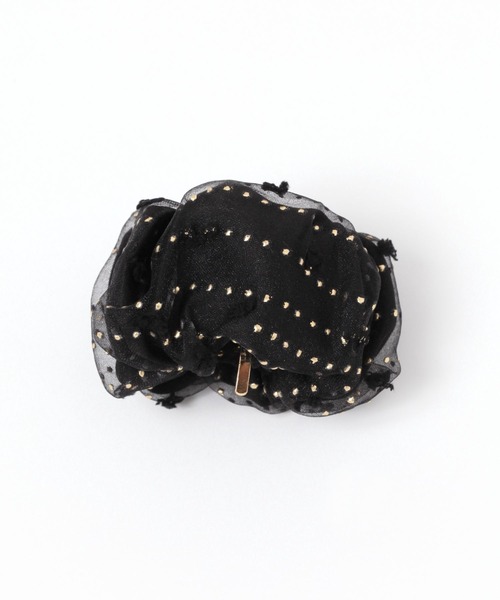 GLOBAL WORK(グローバルワーク)の「フワ柄パチパチヘアカフ/130516(ヘアピン・レディース・グレー系3/ホワイト系6/オフホワイト/グレー/ブラック/グリーン系8・ONE SIZE)」の4枚目の写真