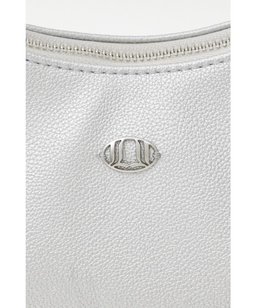 LAGUA GEM(ラグアジェム)の「METAL MOTIF バッグ(ショルダーバッグ・レディース・ホワイト/ブラック/シルバー・FREE)」の6枚目の写真