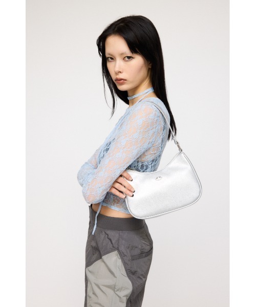 LAGUA GEM(ラグアジェム)の「METAL MOTIF バッグ(ショルダーバッグ・レディース・ホワイト/ブラック/シルバー・FREE)」の11枚目の写真