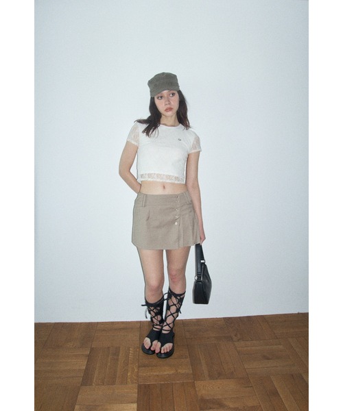 LAGUA GEM(ラグアジェム)の「METAL MOTIF バッグ(ショルダーバッグ・レディース・ホワイト/ブラック/シルバー・FREE)」の14枚目の写真