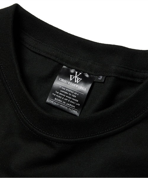 VIRGOwearworks(ヴァルゴウェアワークス)の「Tofu L/S(Tシャツ/カットソー・メンズ・ホワイト×ブラック/ブラック×ホワイト/ブラック系その他・2/4/3/5)」の6枚目の写真