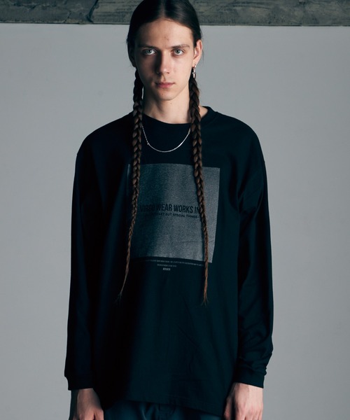 VIRGOwearworks(ヴァルゴウェアワークス)の「Tofu L/S(Tシャツ/カットソー・メンズ・ホワイト×ブラック/ブラック×ホワイト/ブラック系その他・2/4/3/5)」の16枚目の写真