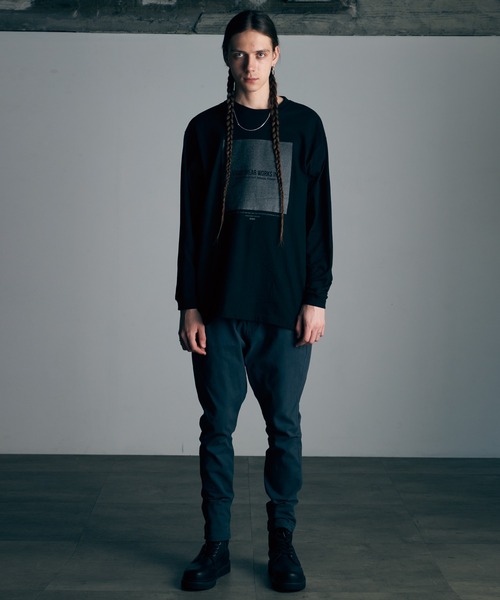 VIRGOwearworks(ヴァルゴウェアワークス)の「Tofu L/S(Tシャツ/カットソー・メンズ・ホワイト×ブラック/ブラック×ホワイト/ブラック系その他・2/4/3/5)」の8枚目の写真