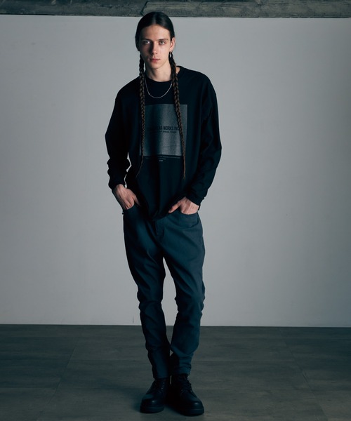 VIRGOwearworks(ヴァルゴウェアワークス)の「Tofu L/S(Tシャツ/カットソー・メンズ・ホワイト×ブラック/ブラック×ホワイト/ブラック系その他・2/4/3/5)」の9枚目の写真
