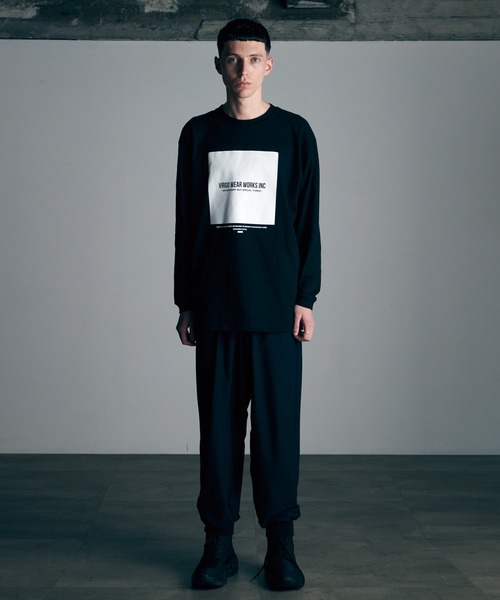 VIRGOwearworks(ヴァルゴウェアワークス)の「Tofu L/S(Tシャツ/カットソー・メンズ・ホワイト×ブラック/ブラック×ホワイト/ブラック系その他・2/4/3/5)」の10枚目の写真