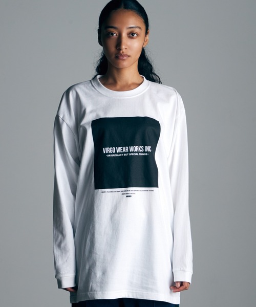 VIRGOwearworks(ヴァルゴウェアワークス)の「Tofu L/S(Tシャツ/カットソー・メンズ・ホワイト×ブラック/ブラック×ホワイト/ブラック系その他・2/4/3/5)」の18枚目の写真