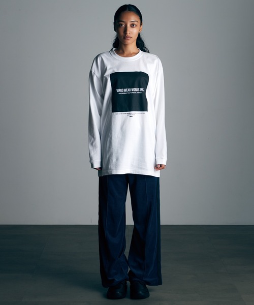 VIRGOwearworks(ヴァルゴウェアワークス)の「Tofu L/S(Tシャツ/カットソー・メンズ・ホワイト×ブラック/ブラック×ホワイト/ブラック系その他・2/4/3/5)」の12枚目の写真