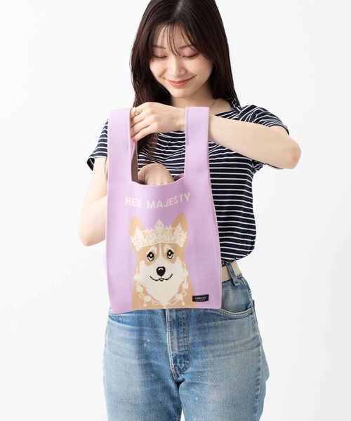 Jubilee(ジュビリー)の「ニットトートバッグ 大きめマルシェサイズ イギリスデザイン 英国ロイヤルモチーフ(トートバッグ・レディース・その他1/その他3/その他5/その他4/その他2/その他6/その他7/その他8/その他9/その他10/その他12/その他11/その他13/その他14/その他19/その他15/その他16/その他17/その他18/その他21/その他22/その他23/その他20・FREE)」の14枚目の写真