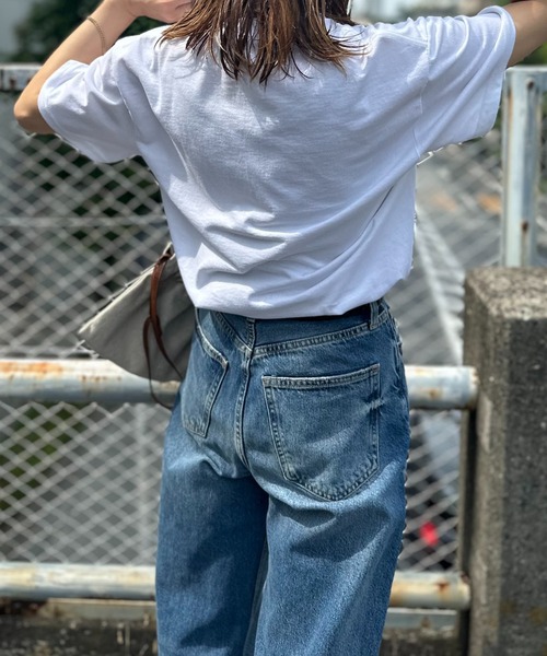 mi via loca(ミヴィアロカ)の「GILDAN ハート+Alluringロゴ半袖Tシャツ 【PT NO. MVL048 ※2A】(Tシャツ/カットソー・レディース・オフホワイト/ナチュラル/ブラック/サックスブルー・MEDIUM/LARGE)」の11枚目の写真