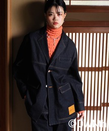 antiqua | デニムテーラードジャケット(デニムジャケット)