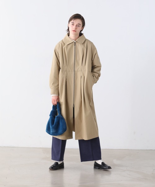 Kelen（ケレン）の「「KELEN/ケレン」ノットデザイン エコファーバッグ（トートバッグ・レディース・ライトカーキ/ピンク/オレンジ/ブルー・FREE）」の5枚目の写真