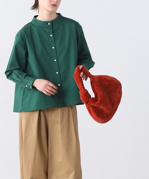 Kelen（ケレン）の「「KELEN/ケレン」ノットデザイン エコファーバッグ（トートバッグ・レディース・ライトカーキ/ピンク/オレンジ/ブルー・FREE）」の9枚目の写真