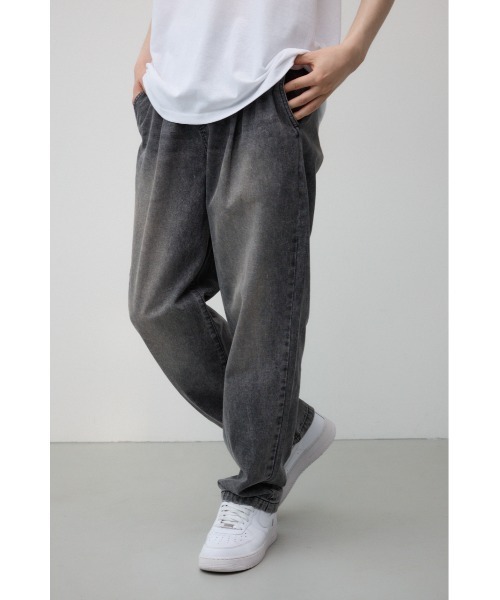 AZUL by moussy(アズールバイマウジー)の「AZUL DENIM リラックスワイドデニム(デニムパンツ・メンズ・ブラック/ブルー/ライトブルー・FREE)」の5枚目の写真