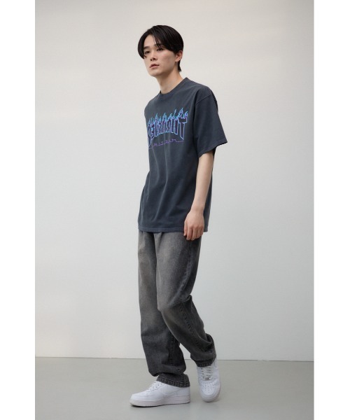 AZUL by moussy(アズールバイマウジー)の「AZUL DENIM リラックスワイドデニム(デニムパンツ・メンズ・ブラック/ブルー/ライトブルー・FREE)」の7枚目の写真