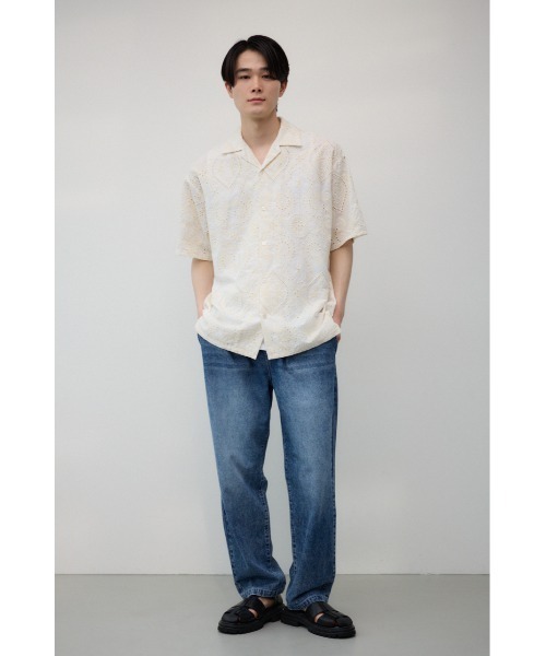 AZUL by moussy(アズールバイマウジー)の「AZUL DENIM リラックスワイドデニム(デニムパンツ・メンズ・ブラック/ブルー/ライトブルー・FREE)」の16枚目の写真