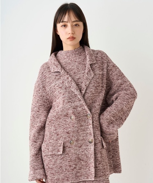 a*8様 【美品】SNIDEL ツイードニットジャケット SNIDEL/スナイデル]Susツイードニットジャケット（ジャケット